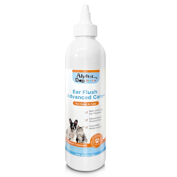 ALPHA DOG SERIES Advanced Ear Cleaner, Soothing Otic Solution W/Aloe & Vitamin E - Picture 1 of 7